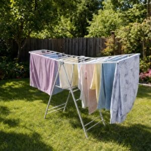 wing type clothes rack outdoor
