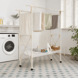 foldable floor-standing drying rack