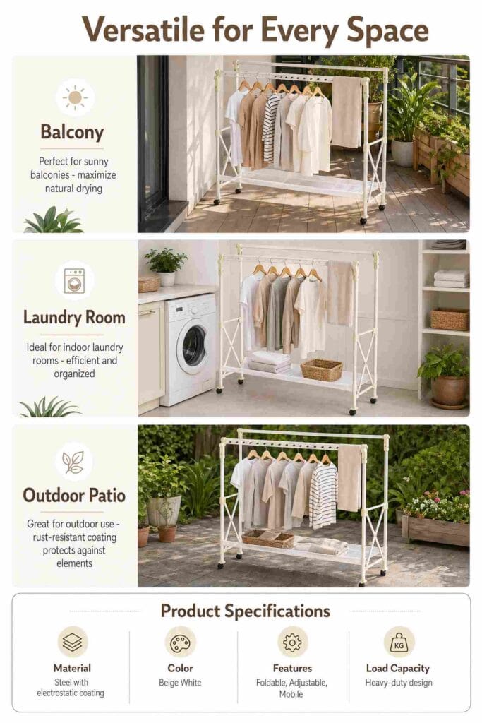 Space-saving Drying Rack